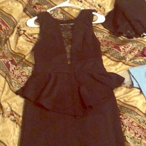 Peplum dress
